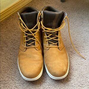 Timberland Men’s Lightweight Casual Boots Wheat Nubuck Leather size 10.5